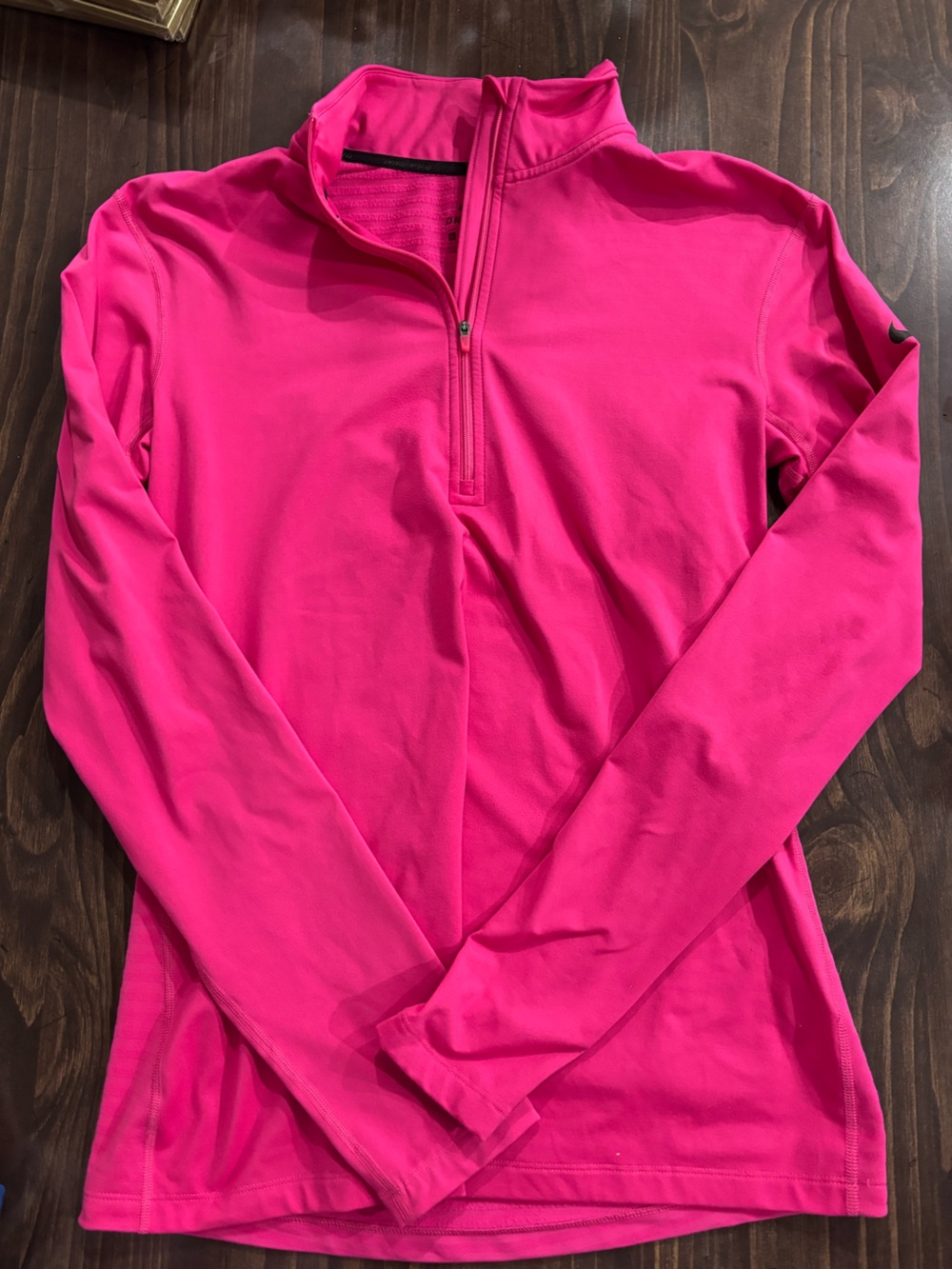 Nike Hot Pink Quarter‑Zip Performance Pullover